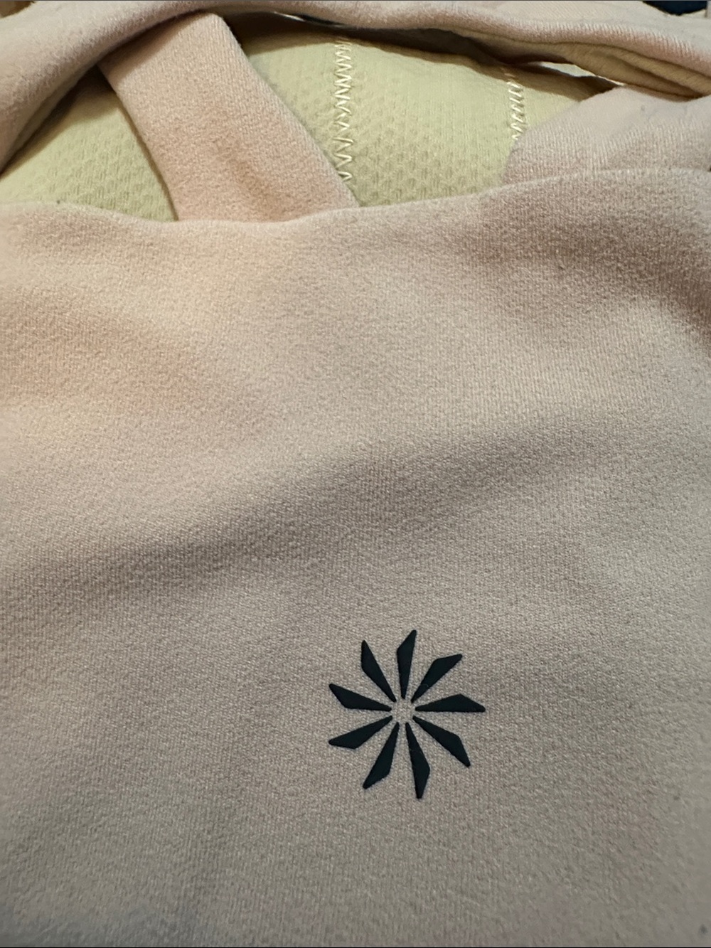 Athleta Asana Light Medium Support Sports Bra size 2X cream blush - Picture 4 of 8